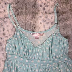 Victoria’s Secret Polka Dot Y2K Babydoll Sleep Cami